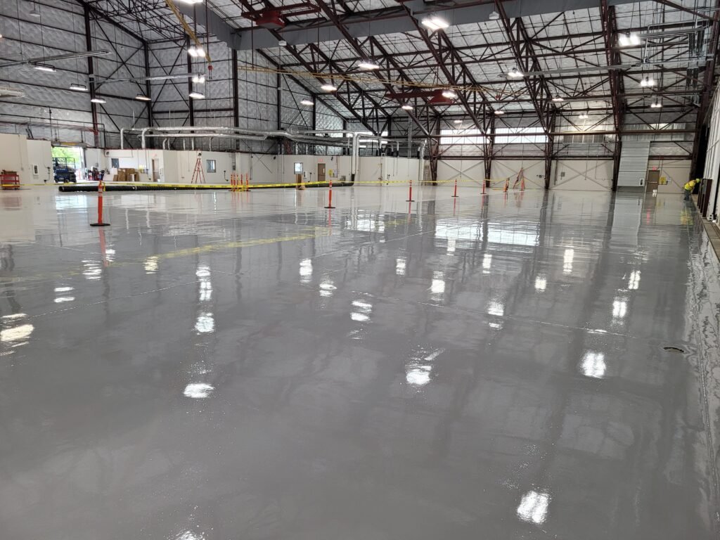 Concepts on concrete has provided commercial epoxy floors for different kinds of businesses and government organizations.