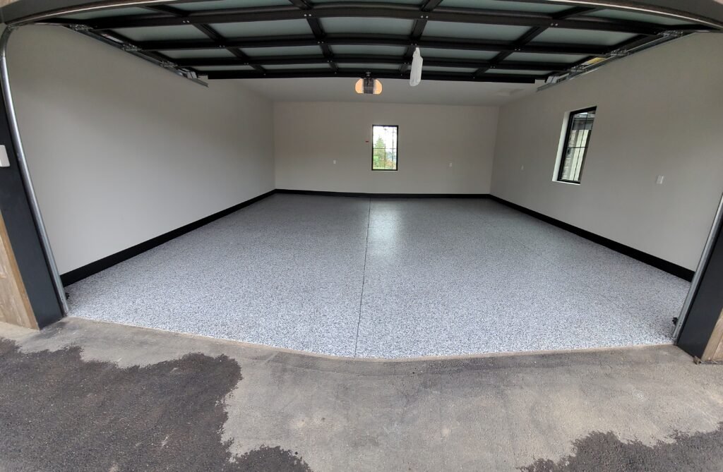 Concepts on Concrete can customize Garage Floor Coating to suit your aesthetic tastes, turning your garage into artwork.